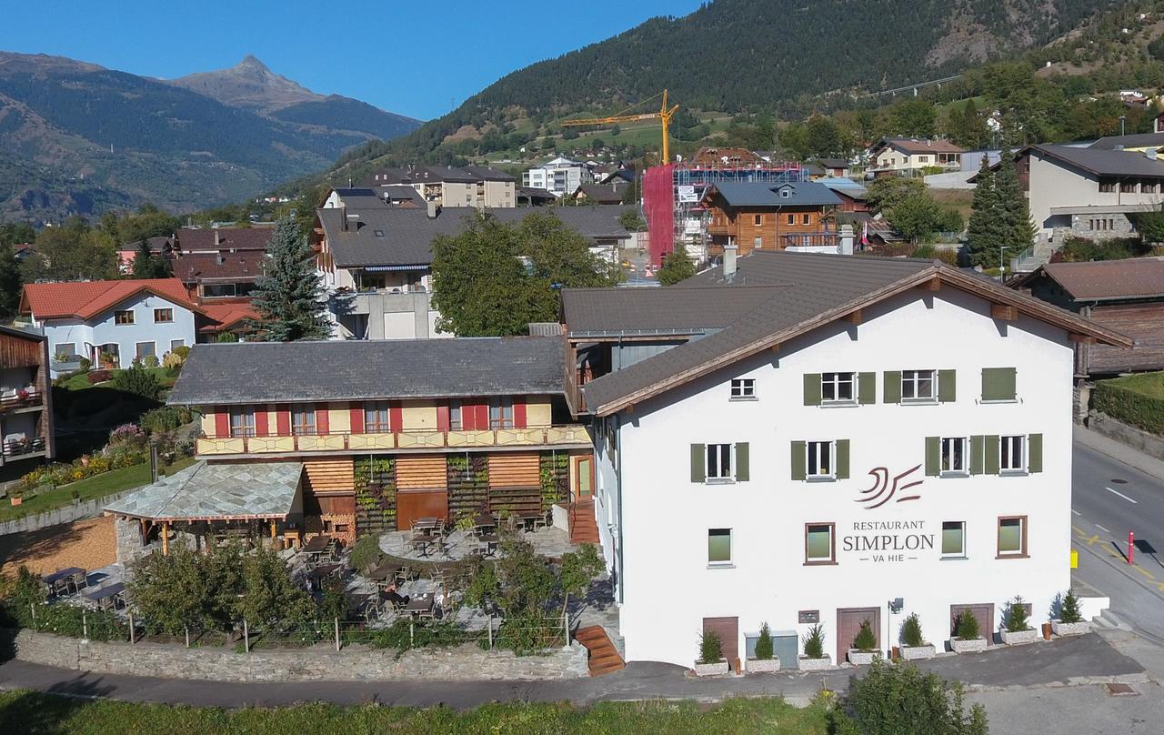 Gasthaus - Restaurant Simplon Va Hie Hotel Brig Exterior foto